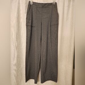 Max studio sz M  hi rise- wide leg stretch trouser w/pockets